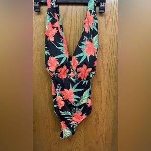 ModCloth Floral One Piece Swimsuit